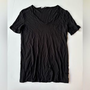 T by Alexander Wang pocket short sleeve tee black XS